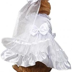 Vestido dama para mascotas, Vestido elegante para perro y gato/Colección especial de bodas y eventos