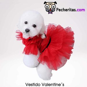 Vestido Valentin´s para perro y gato, Vestido para mascotas elegante para perro y gato/Ropa de perro