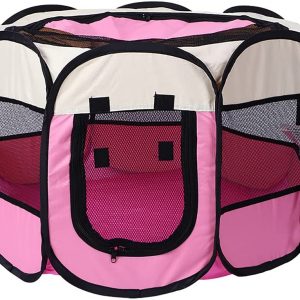 Corral portátil para mascotas y corralito para cachorros Carpa para perro y gato