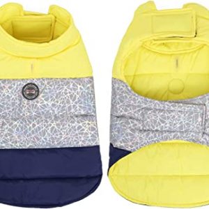 Chaleco de doble cara para perros pequeños, medianos y grandes, Chamarra de invierno colorida impermeable