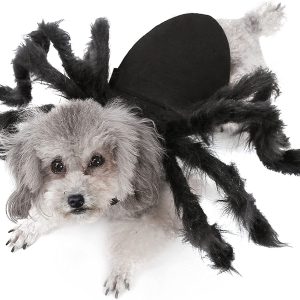 Disfraz de araña para Perros y Gatos de Halloween,Trajes de Fiesta para Mascotas para Perros y Gatos
