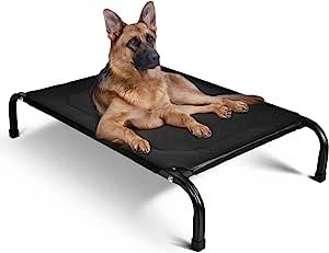 Cama Elevada para Perro,Cama para Perro,con Malla Lavable y Transpirable, Pies de Goma Antideslizantes, Apto para Uso Interior y Exterior