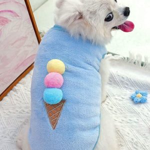 Abrigo Ice para perro y gato/ Suéter para mascotas/ropa para temporada de frío para mascotas