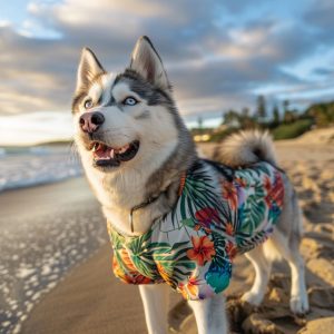 Camisa caribe  para mascota/ ropa para perro y gato/ ropa de temporada para mascotas