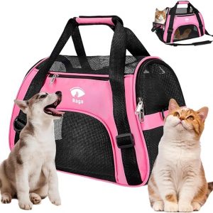 Maleta Transportadora de Mascotas, Perros y Gatos, Bolsa Portátil para Máximo 10Kg de Peso